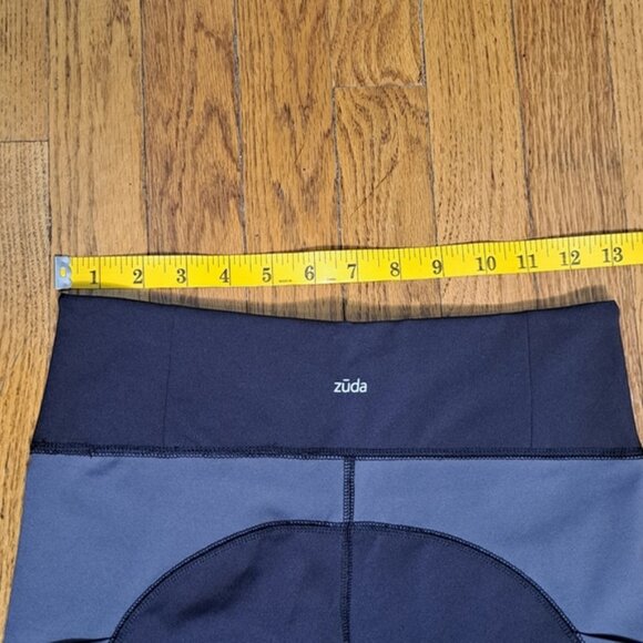 Zuda 7/8 Length Athletic Regular Z-Stretch Colorblocked Leggings Size S NWT - Picture 6 of 10